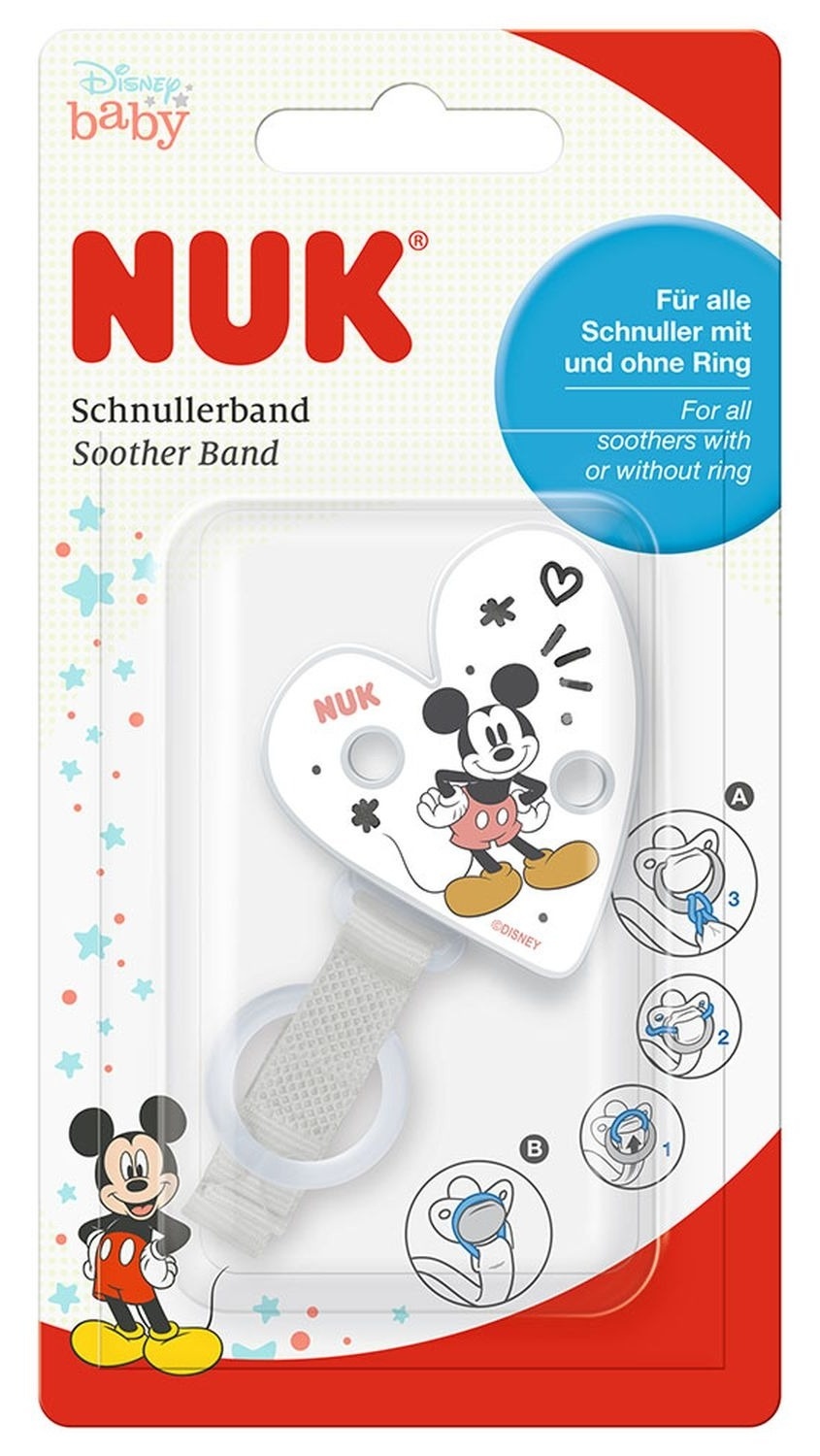 NUK lančić za varalicu Mickey Mouse