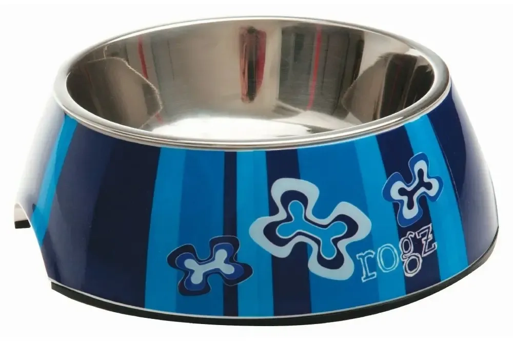 Činija za pse ROGZ Bubble bowlz S indigo plava