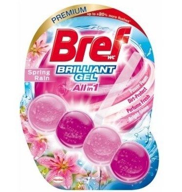 WC osveživač BREF Brilliant Gel Spring Rain 42g