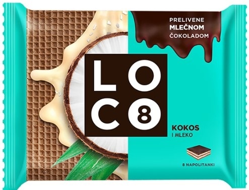 Napolitanka LOCO kokos i mleko 115g