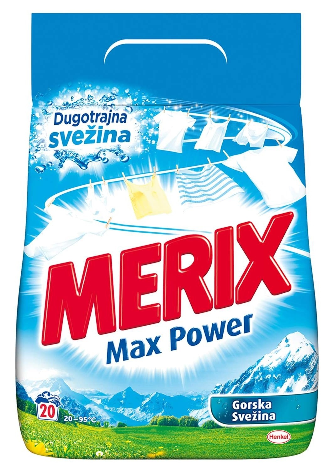 Deterdžent za pranje veša MERIX gorska svežina 20 pranja (1,8kg)