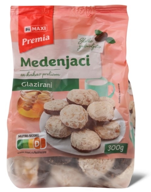 Medenjaci PREMIA glazirani kakao 250g