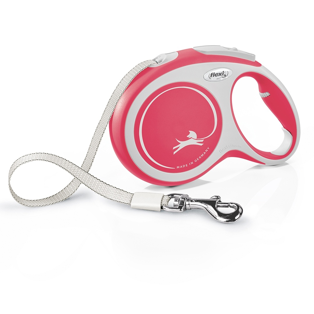 FLEXI Comfort tape povodac za pse L 8m crveni