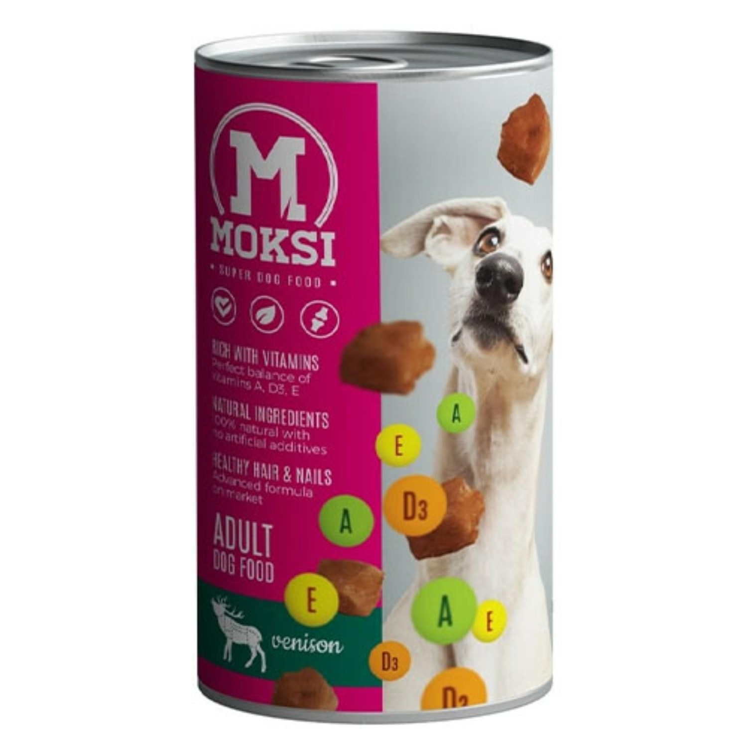 Hrana za pse MOKSI  divljač 1,24kg