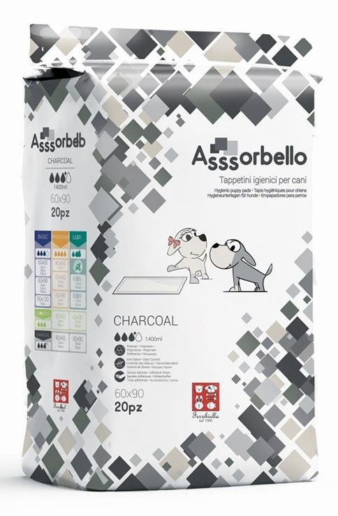 FERRIBIELLA Carbon prostirke 60x60cm 20kom