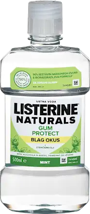 Tečnost za ispiranje usta LISTERINE Natural gum protect 500ml
