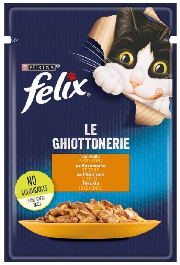 Hrana za mačke FELIX piletina 85g 2+1 gratis