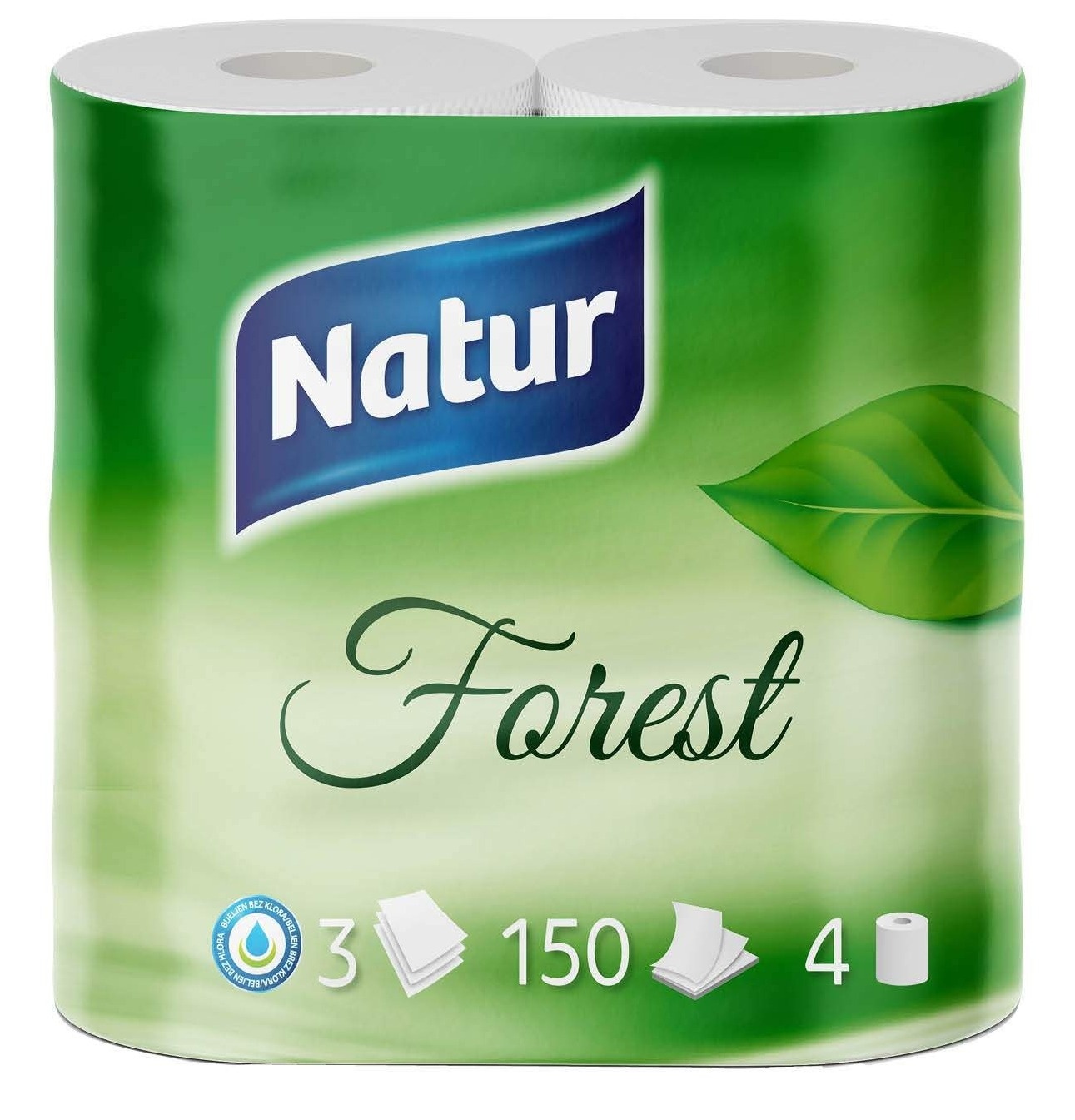 Toalet papir NATUR forest 3sloja 4kom