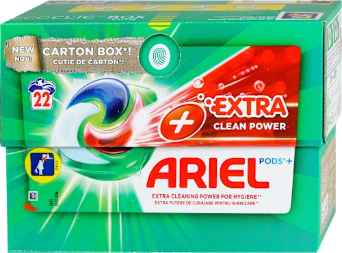 Tablete za pranje veša ARIEL PODS Extra clean  22kom