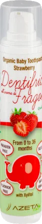 Pasta za zube AZETA BIO organska jagoda 0-3g 50ml