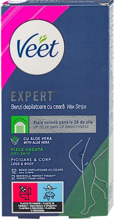 Trake za depilaciju VEET Aloe Vera 12 komada