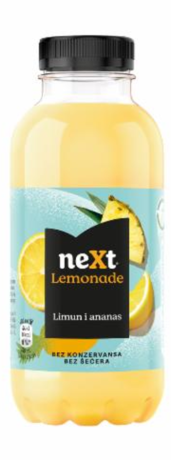 Negazirani sok NEXT Lemonade limun ananas 400ml