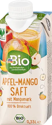 Negazirani sok DM BIO jabuka mango 100% 330ml