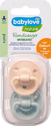 BABYLOVE Nature laža okrugla od lateksa (0m) 2kom
