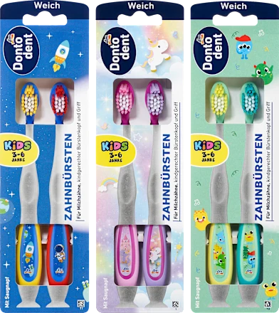 Četkica za zube DONTODENT Kids mekana 1kom (više vrsta)