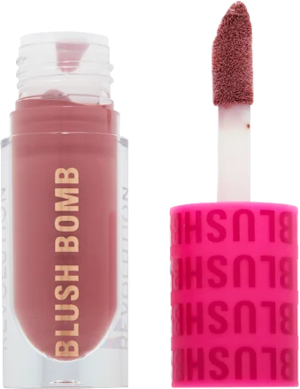 Rumenilo REVOLUTION blush bomb tečno - Rose Lust