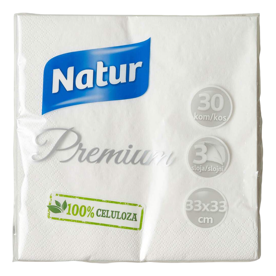 Salvete NATUR Premium bele 3sloja 30kom