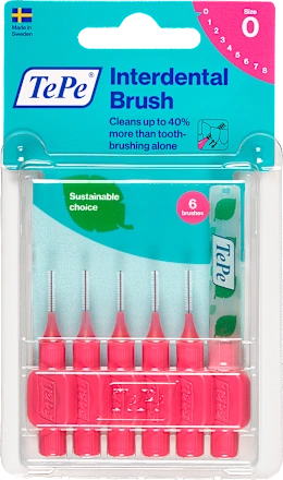 Četkica za zube TEPE ISO 0 Original interdentalne četkice roze 6kom