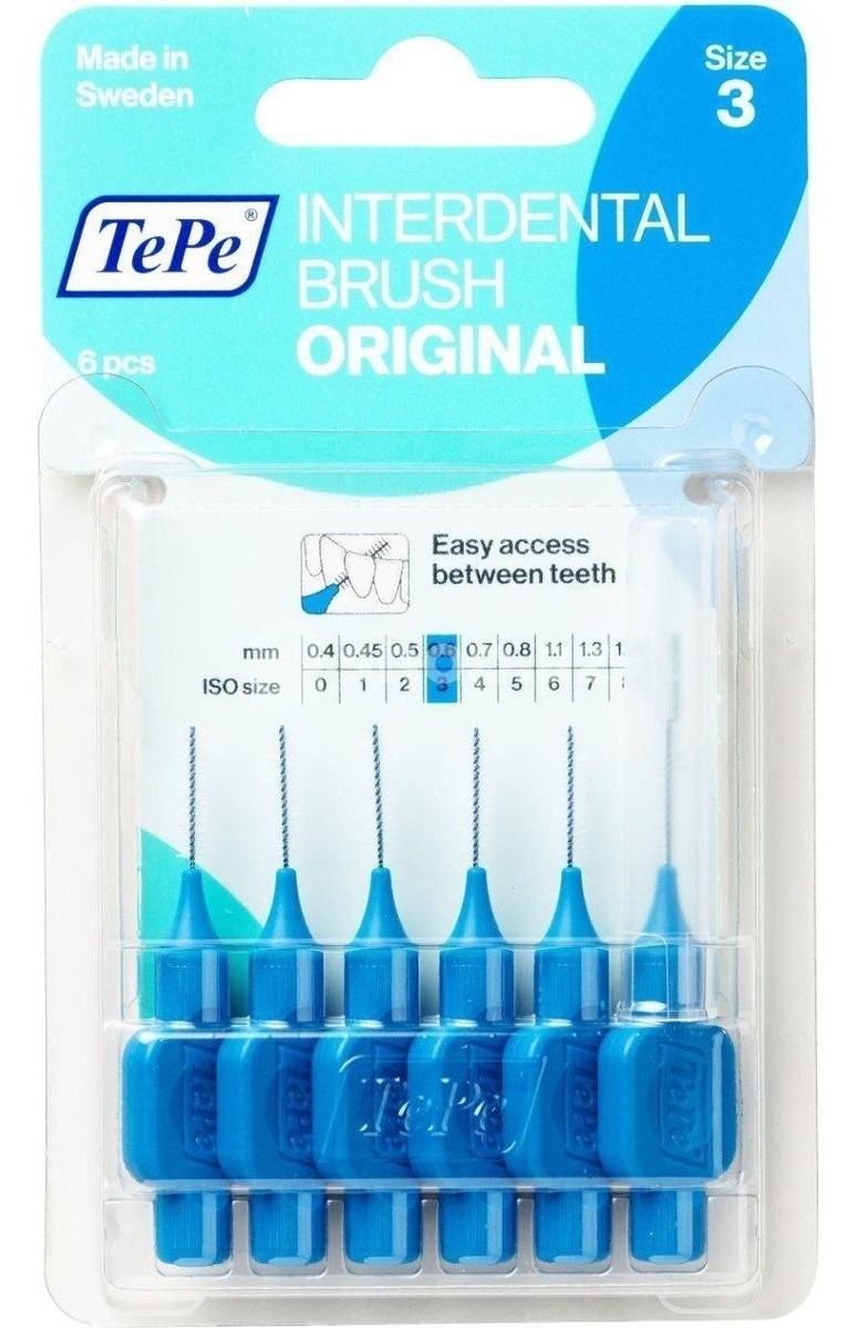 Četkica za zube TEPE ISO 3 Original interdentalne četkice plave 6kom
