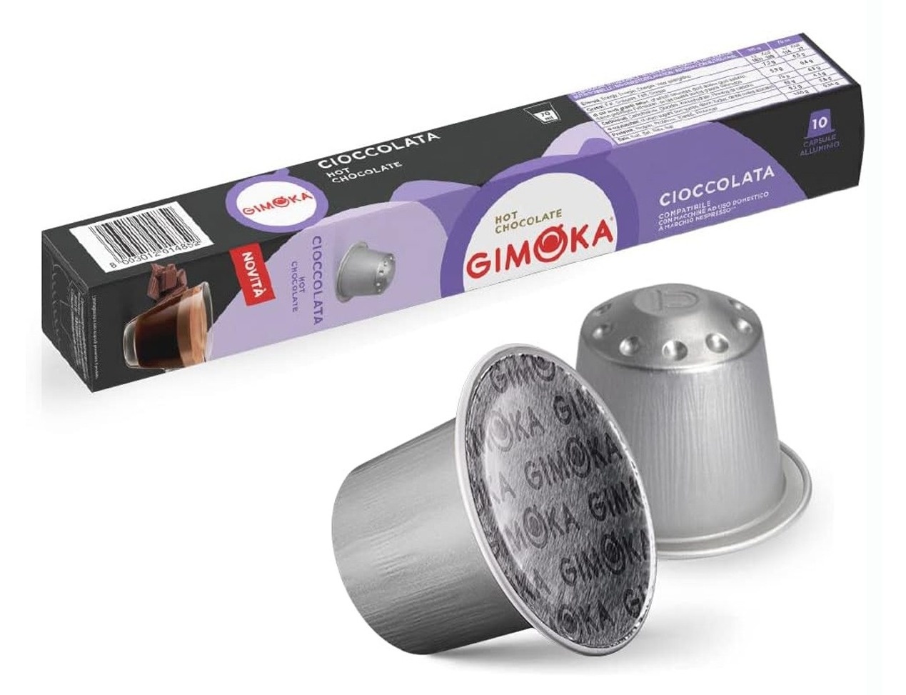 Kapsule za kafu GIMOKA Cioccolata AL/T in alluminio 20kom
