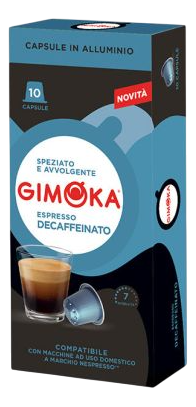 Kapsule za kafu GIMOKA Decaffeinato in alluminio 10kom