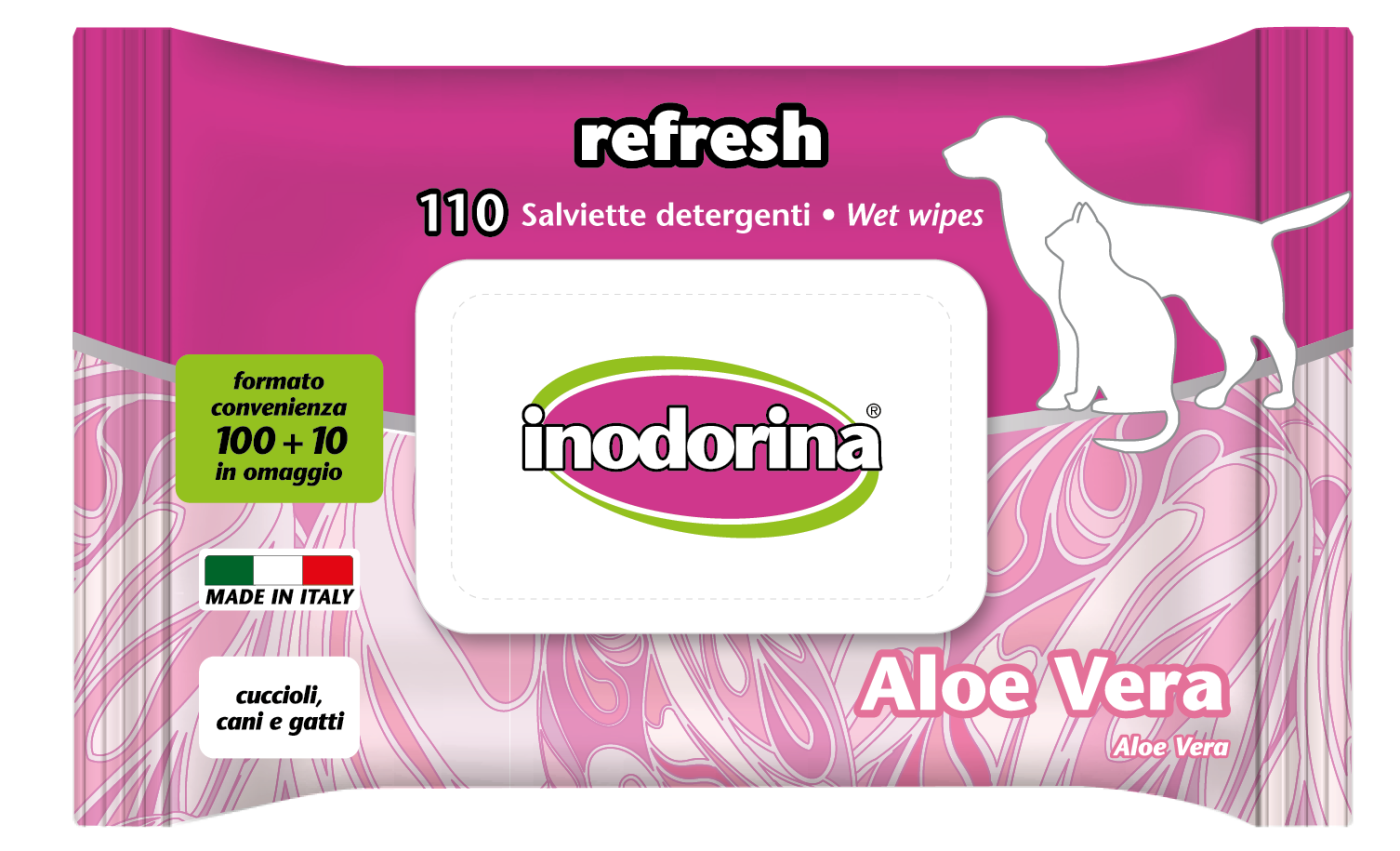 INODORINA Refresh aloe vera vlažne maramice 40kom