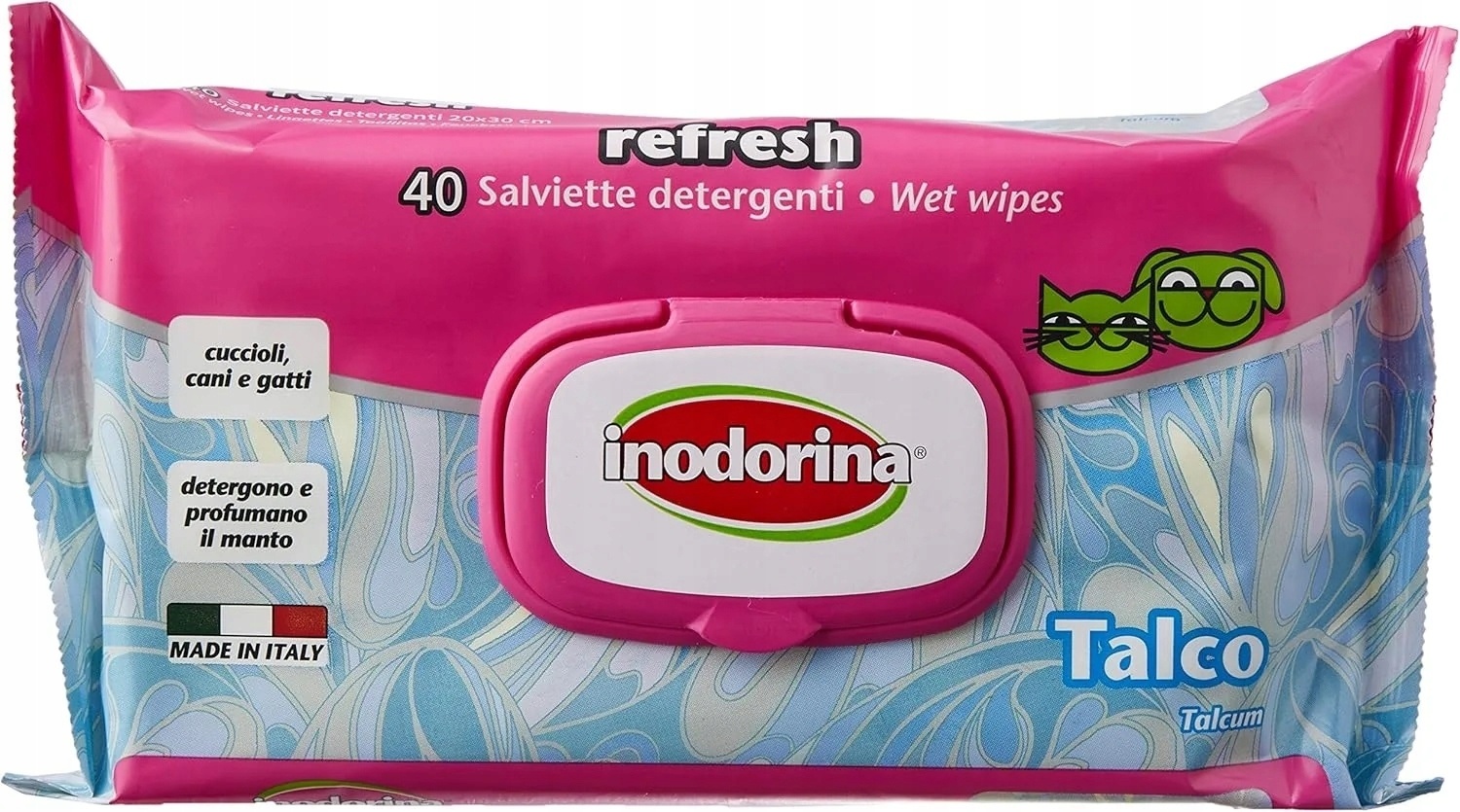INODORINA Refresh talco vlažne maramice 40kom