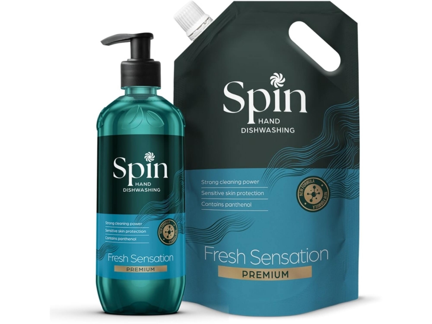 Det.za ruč.pr.sud SPIN Premium 650ml sa dopunom 1200ml