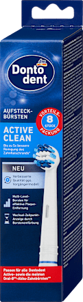 Elektrićna četkica za zube DONTODENT Active clean nastavak za četkicu 8kom