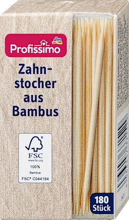 Čačkalice od bambusa PROFISSIMO 180kom