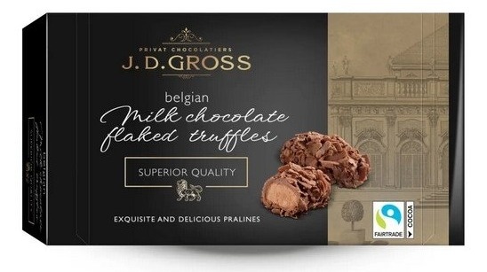 Praline J.D. GROSS Trufle sa mlečnom čokoladom 200g