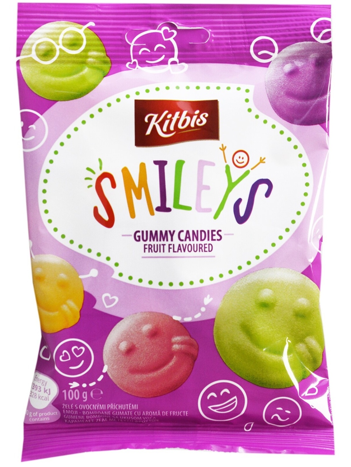 Gumene bombone KITBIS Smileys 100g