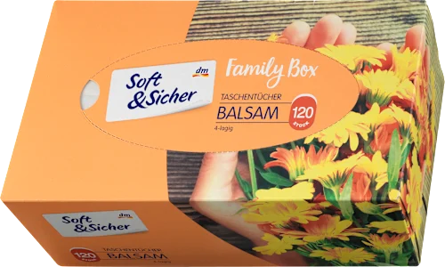 Papirne maramice SOFT&SICHER balsam kutija 4sloja 120kom