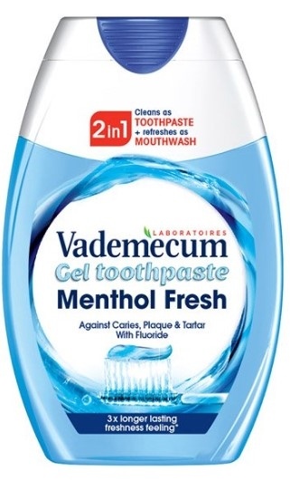 Pasta za zube VADEMECUM 2u1 Menthol Fresh  75 ml