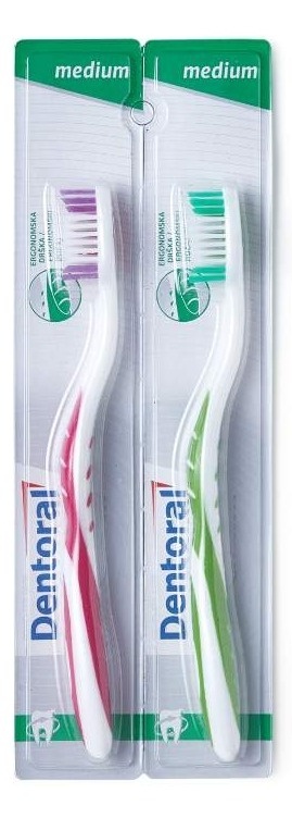 Četkica za zube DENTORAL medium  2kom