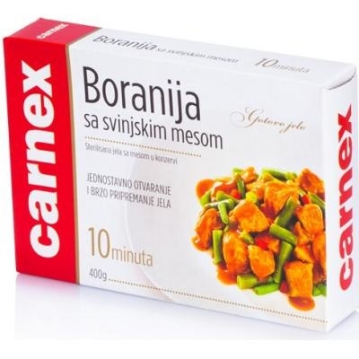 Gotova jela CARNEX Boranija sa svinjskim mesom 400g
