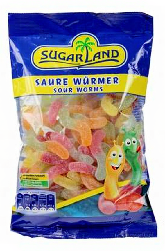 Gumene bombone SUGARLAND Sour Worm 400g