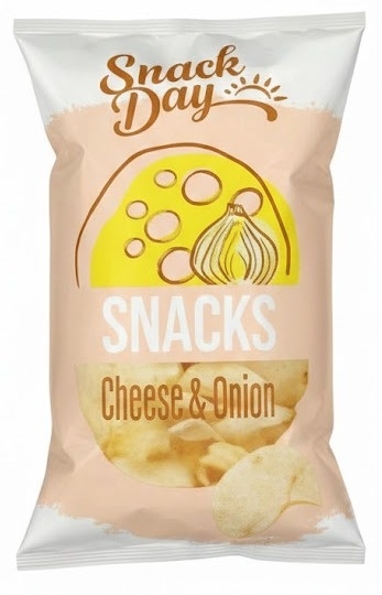 Čips SNACK DAY beli sir i luk 125g
