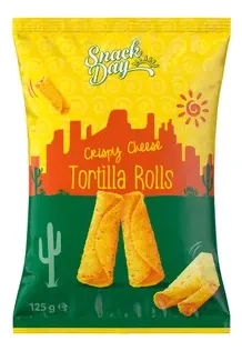Čips SNACK DAY tortilja rolls 125g