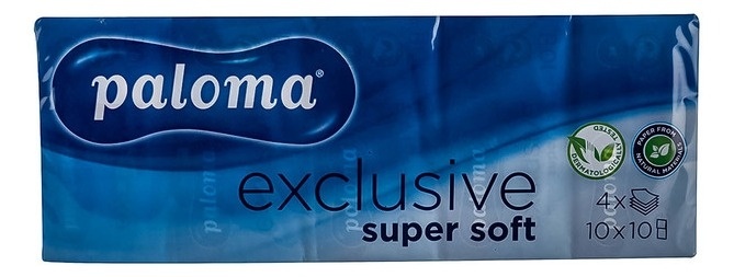 Papirne maramice PALOMA exclusive 4sloja 10kom