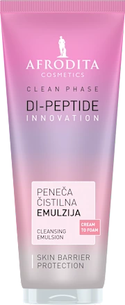 Gel za čišćenje lica AFRODITA Clean phase di-peptide emulzija za lice 100ml