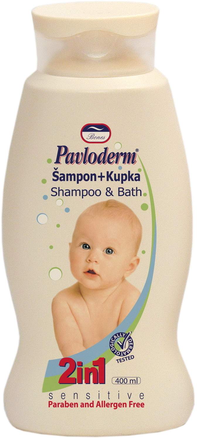 Šampon i kupka PAVLODERM baby 2u1 400ml