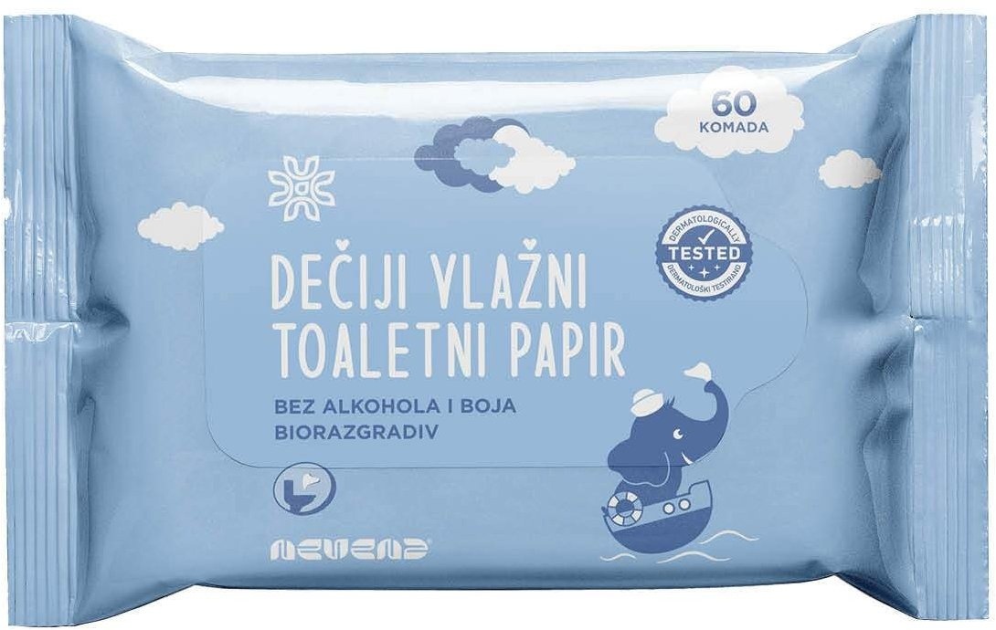 Vlažni toalet papir NEVENA 60kom