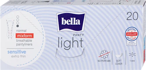 Higijenski ulošci BELLA Light panty sensitive dnevni  20kom