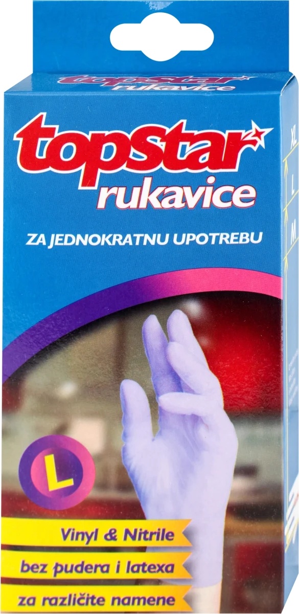Rukavice TOP STAR univerzalne M 10kom