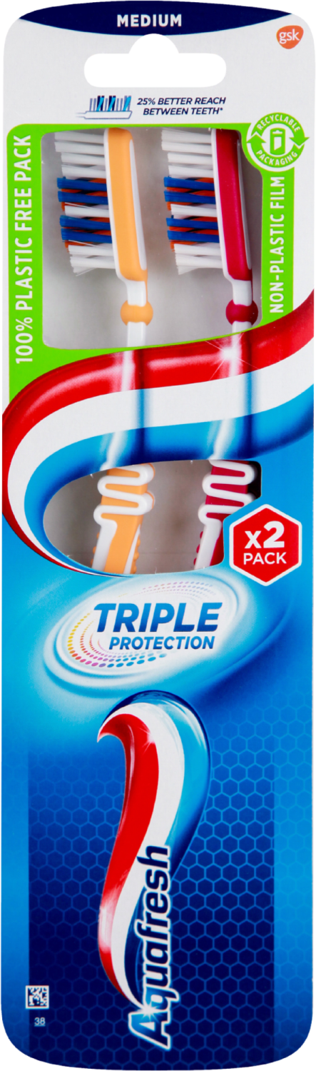 Četkica za zube AQUAFRESH Triple protection  2kom