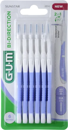 Četkica za zube GUM ISO 2 Bi direction interdentalna četkica 6kom