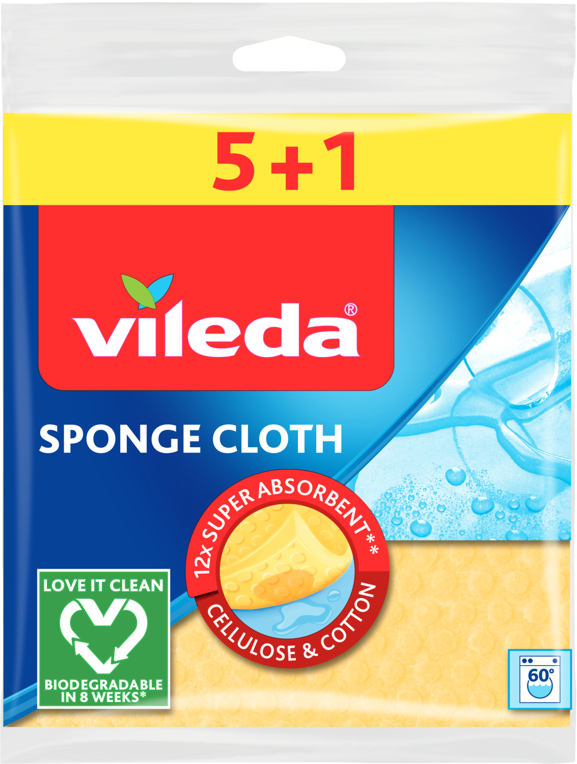 Krpe VILEDA sunđerasta  5+1 gratis