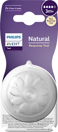 AVENT Natural Response silikonska cucla (3m+) 2kom