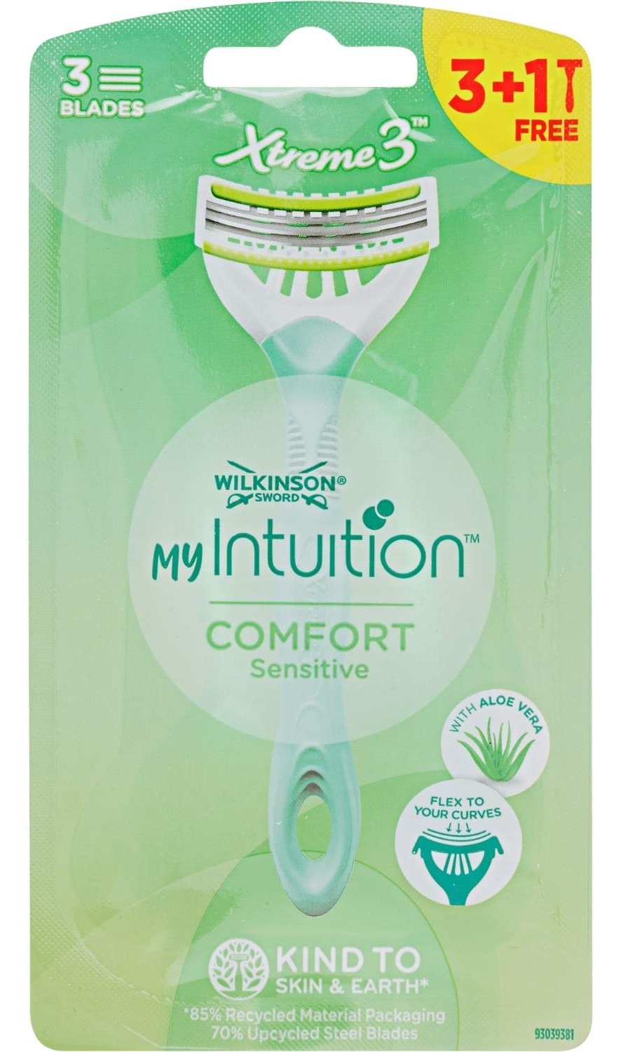 Ženski brijač WILKINSON Xtreme3 comfort sensitive 3+1 gratis
